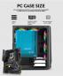 Preview: +RUIX+Tower Gaming Pc Gehäuse USB 3.0 ATX ,M-ATX,Mini-ITX Midi RGB Streifen-HMZ