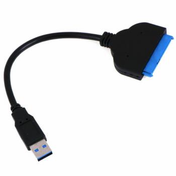 USB 3.0 zu SATA 22 Pin externes Adapter Kabel für 2.5" Festplatte HDD SSD