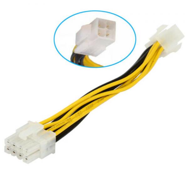 20cm 4Pin Stecker auf 8Pin Buchse EPS Stromkabel Kabel Adapter CPU Netzteil